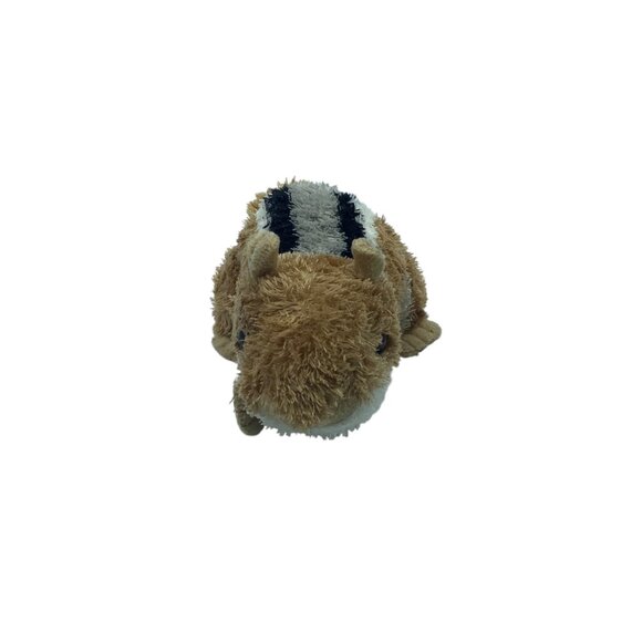 Aurora Plush Chip Chipmunk Stuffed Animal Toy 8" Brown Black Stripe Mini Flopsie - Picture 10 of 12